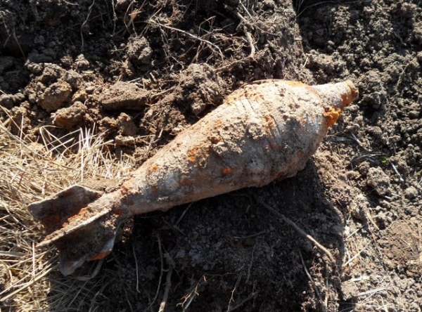 Во время полевых работ в Курской области нашли мину